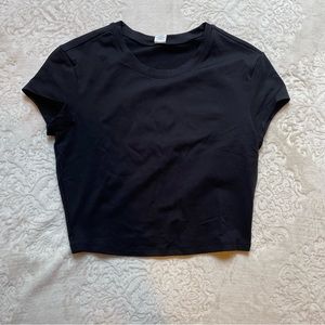 ALO Yoga Black Crop Top